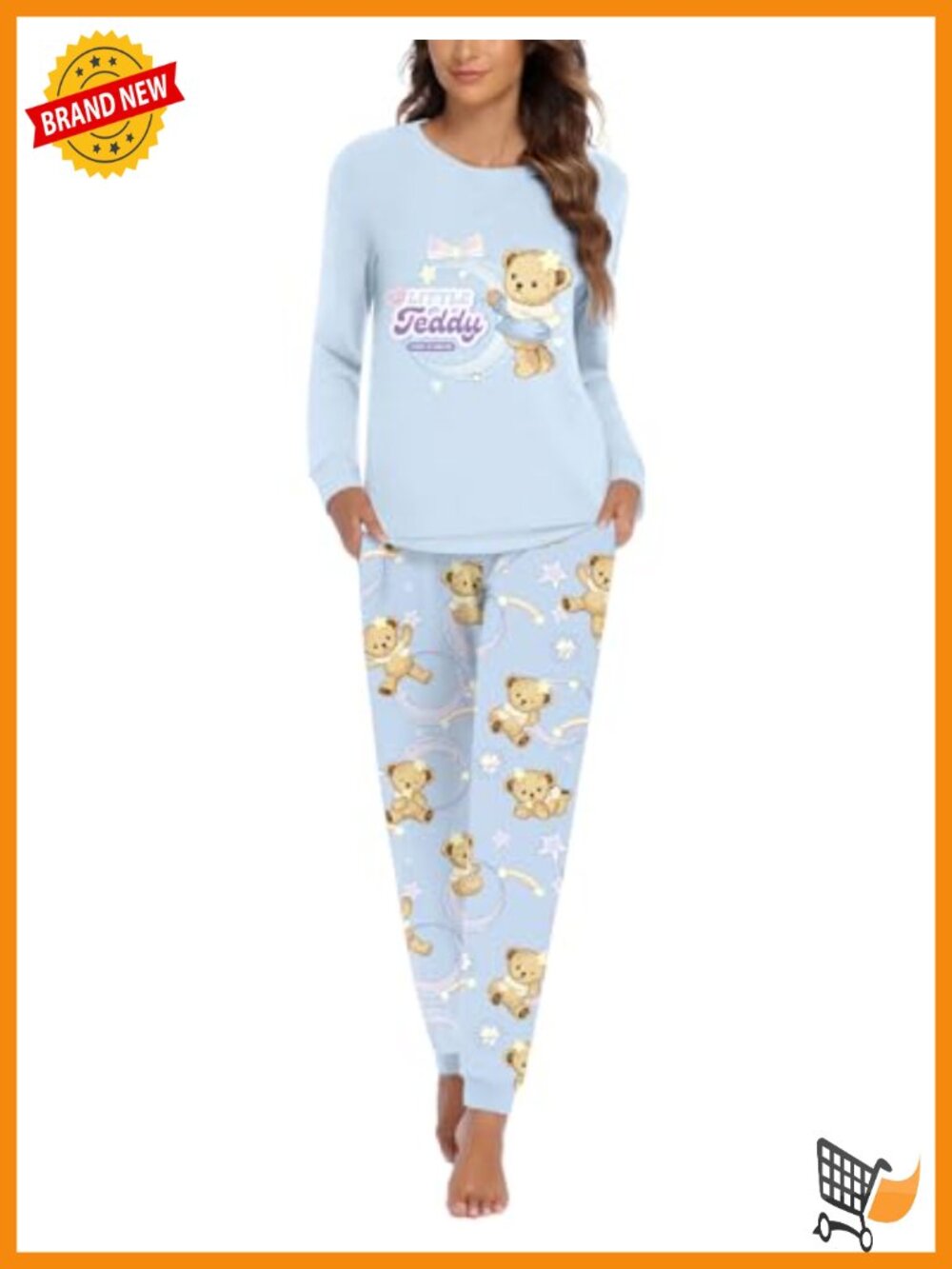 Women's Long Sleeve Pajama Set Jogger Lounge Set with Pockets